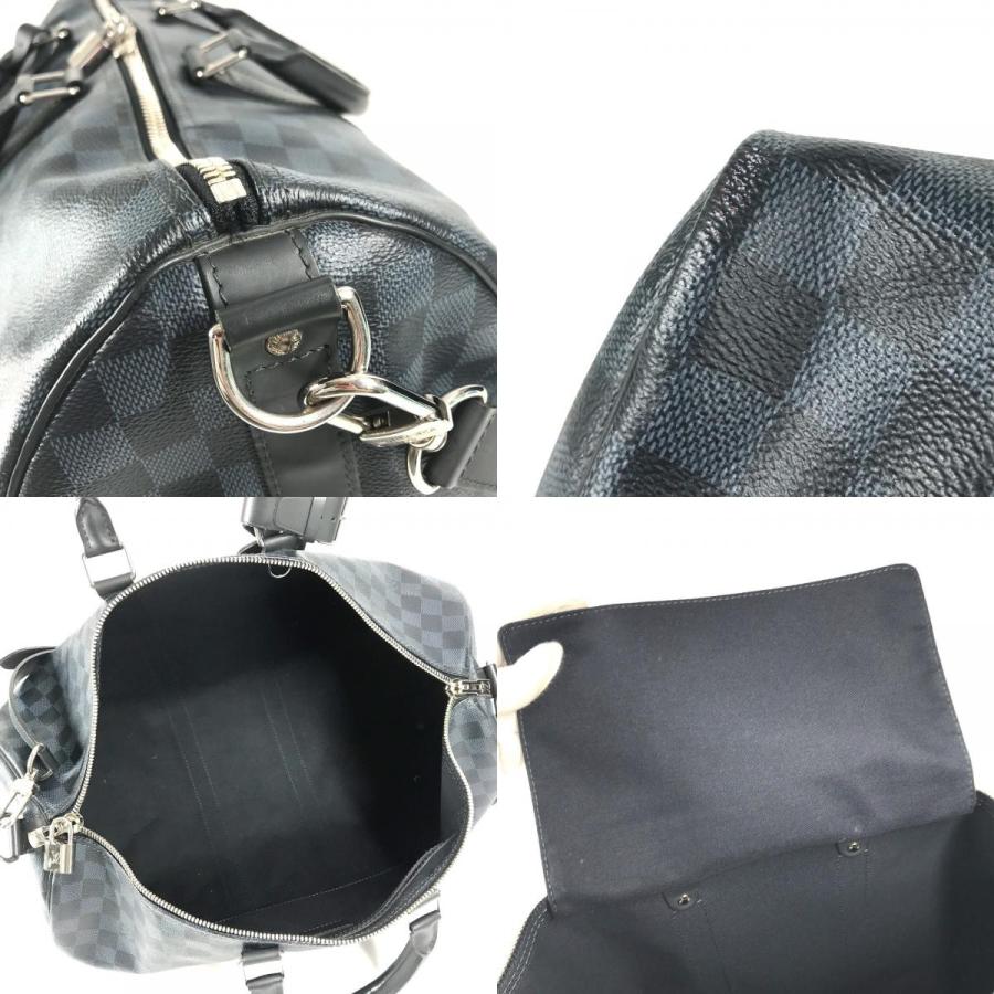 LOUIS VUITTON ルイヴィトン N41349  キーポル バンドリエール45 2WAY ショルダーバッグ ダミエコバルト ボストンバッグ ネイビー【中古】 | LOUIS VUITTON | 08