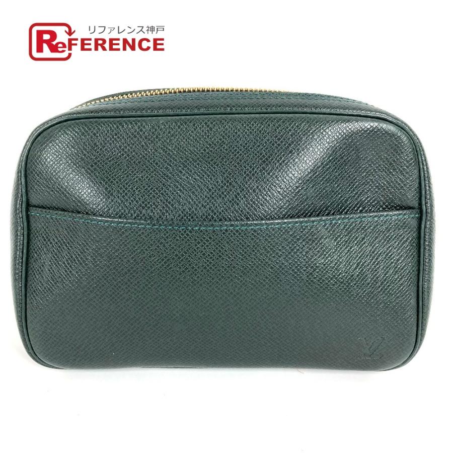 LOUIS VUITTON ルイヴィトン  M30304 アクセサリーポーチ メイクポーチ 化粧ポーチ クラッチバッグ タイガ ポーチ ス【中古】 | LOUIS VUITTON