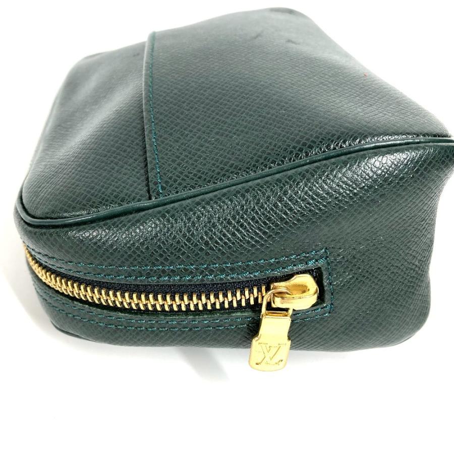 LOUIS VUITTON ルイヴィトン  M30304 アクセサリーポーチ メイクポーチ 化粧ポーチ クラッチバッグ タイガ ポーチ ス【中古】 | LOUIS VUITTON | 03