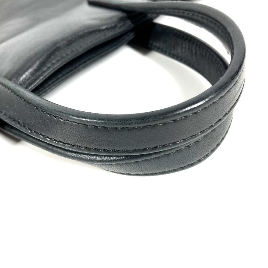 LOEWE ロエベ ロゴ 縦型トート トートバック  カバン ハンドバッグ ブラック ユニセックス【中古】 | LOEWE | 08