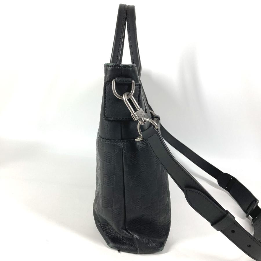 LOUIS VUITTON ルイヴィトン  N41565  7DW ブリーフケース トートバッグ  ダミエアンフィニ ビジネスバッグ オニキス ブラック【中古】 | LOUIS VUITTON | 01