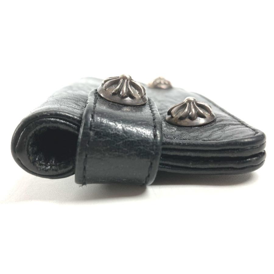 CHROME HEARTS クロムハーツ ロゴ クロスボール コンパクトウォレット キーリング付き キーケース ブラック ユニセックス【中古】 |  | 03