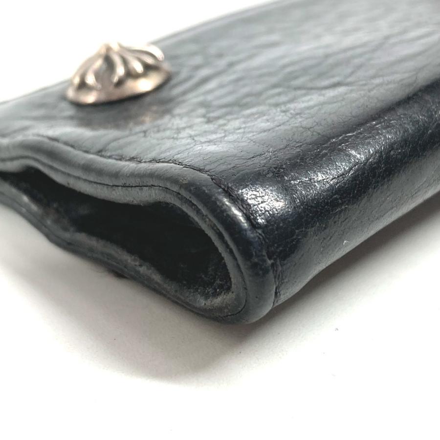 CHROME HEARTS クロムハーツ ロゴ クロスボール コンパクトウォレット キーリング付き キーケース ブラック ユニセックス【中古】 |  | 06