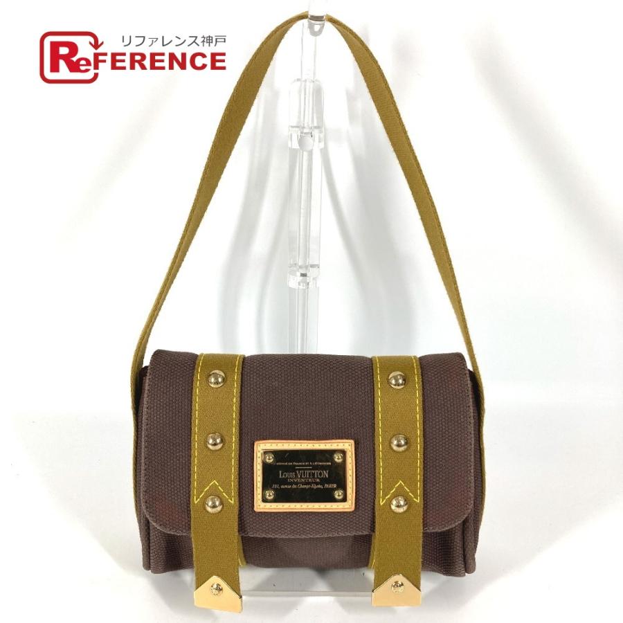 LOUIS VUITTON ルイヴィトン  M40072  サックラバ 肩掛け カバン ポシェット フラップ アンティグア ショルダーバッグ ブラウン【中古】 | LOUIS VUITTON