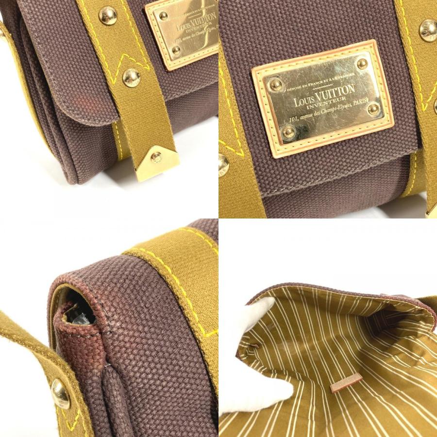 LOUIS VUITTON ルイヴィトン  M40072  サックラバ 肩掛け カバン ポシェット フラップ アンティグア ショルダーバッグ ブラウン【中古】 | LOUIS VUITTON | 08
