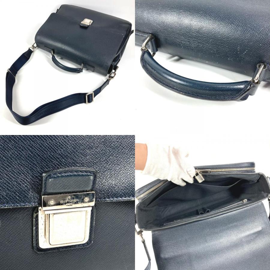 LOUIS VUITTON ルイヴィトン M32637 ヴァシリ GM 2WAYバッグ ショルダーバッグ タイガ ビジネスバッグ ボレアル ネイビー【中古】 | LOUIS VUITTON | 07