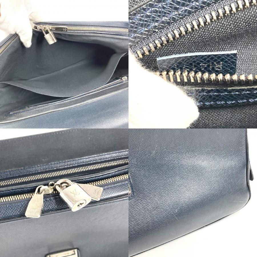 LOUIS VUITTON ルイヴィトン M32637 ヴァシリ GM 2WAYバッグ ショルダーバッグ タイガ ビジネスバッグ ボレアル ネイビー【中古】 | LOUIS VUITTON | 08