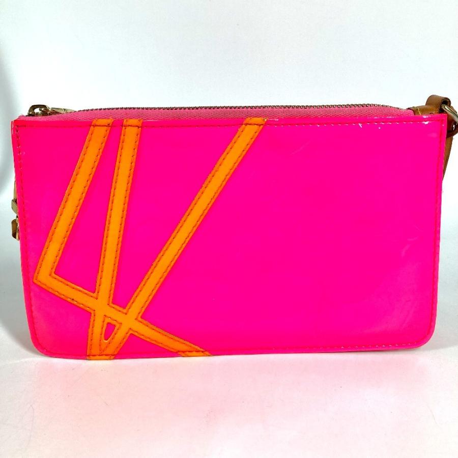 LOUIS VUITTON ルイヴィトン M91906 レキシントン カバン モノグラムヴェルニ フルオ ショルダーバッグ ピンク ユニセックス【中古】 | LOUIS VUITTON | 01