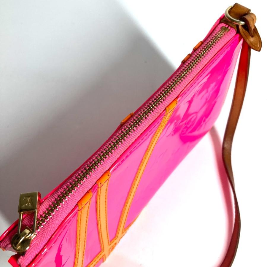 LOUIS VUITTON ルイヴィトン M91906 レキシントン カバン モノグラムヴェルニ フルオ ショルダーバッグ ピンク ユニセックス【中古】 | LOUIS VUITTON | 07