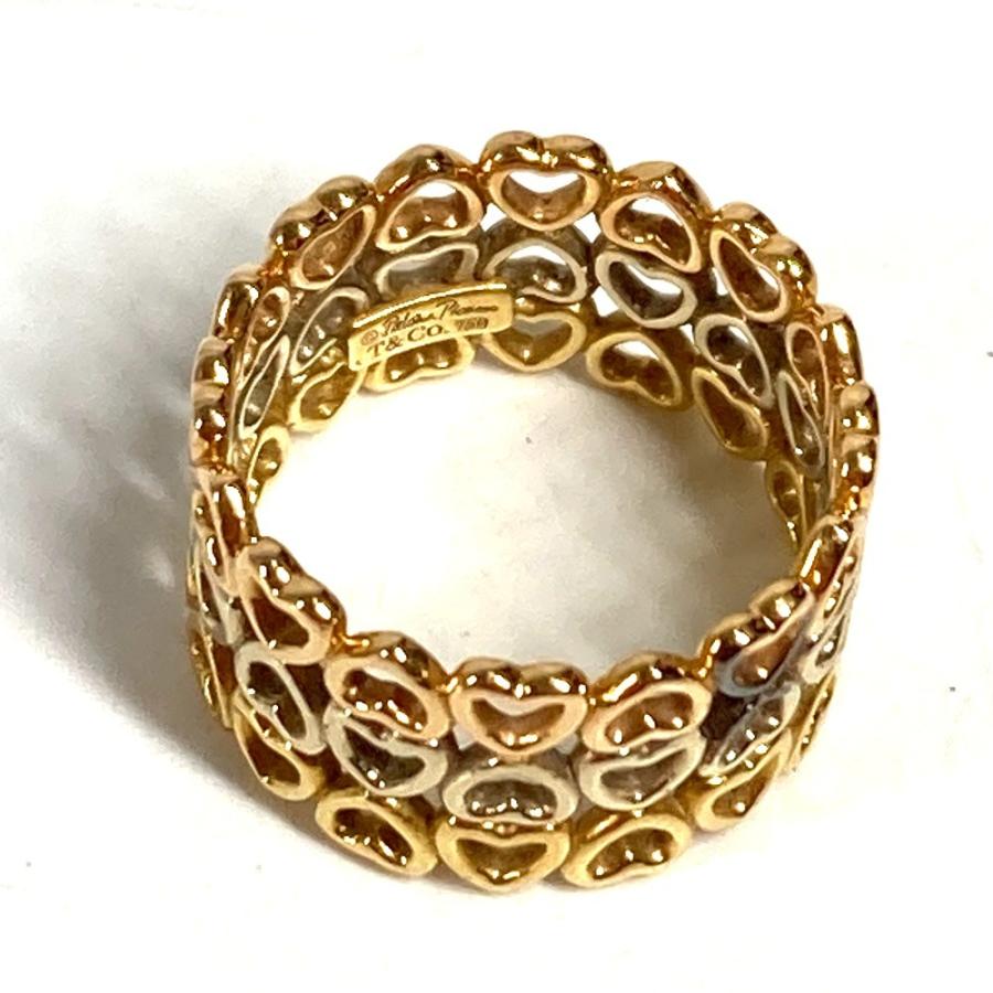 TIFFANY&Co. ティファニー クラウンオブハート 3連 トリプルハート アクセサリー ジュエリー スリーカラー K18 リング・指輪 【中古】 | TIFFANY&Co. | 02