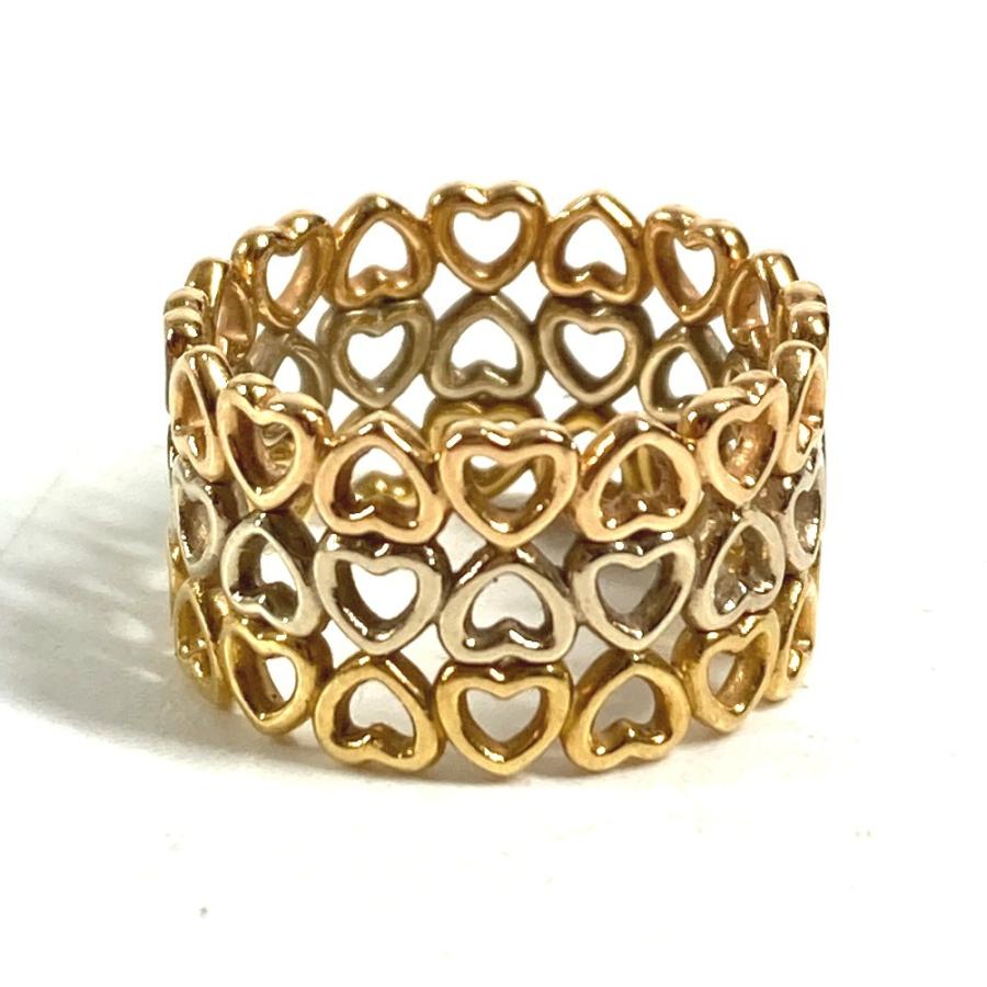 TIFFANY&Co. ティファニー クラウンオブハート 3連 トリプルハート アクセサリー ジュエリー スリーカラー K18 リング・指輪 【中古】 | TIFFANY&Co. | 03