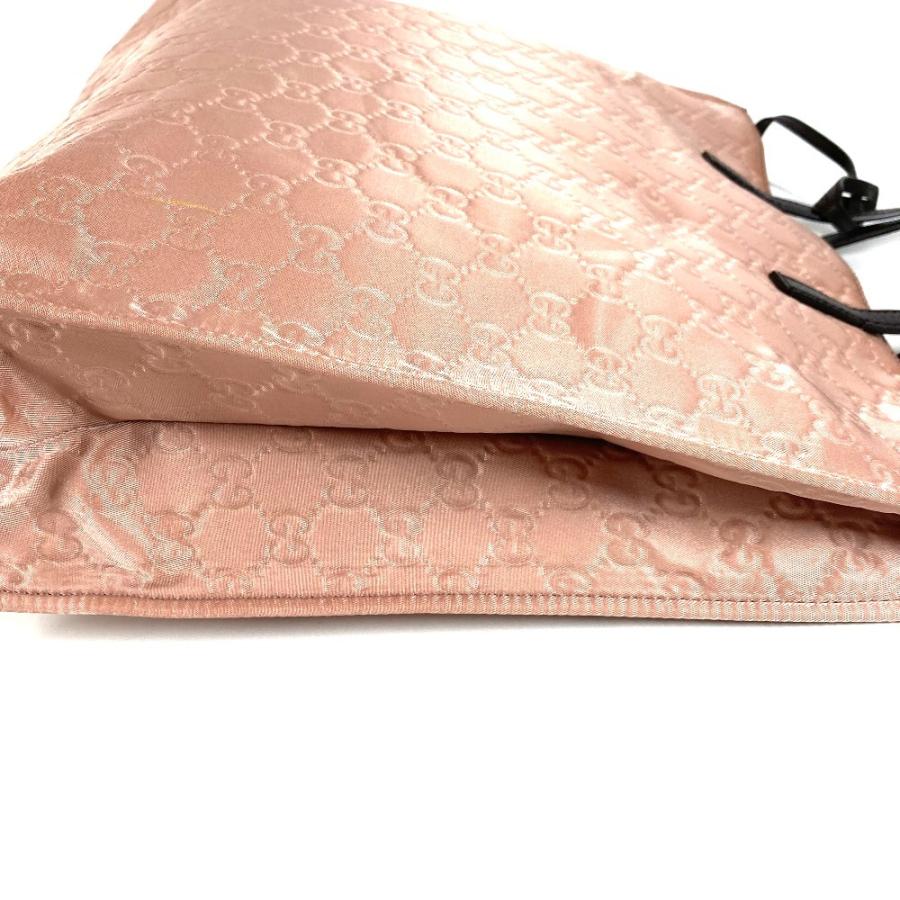 GUCCI グッチ GG ロゴ カバン 縦型トート トートバッグ ハンドバッグ ピンクベージュ系 ユニセックス【中古】 | GUCCI | 06