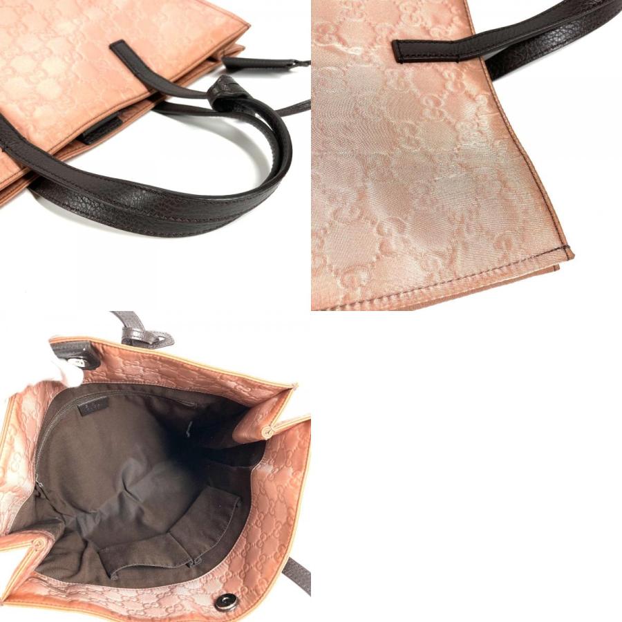 GUCCI グッチ GG ロゴ カバン 縦型トート トートバッグ ハンドバッグ ピンクベージュ系 ユニセックス【中古】 | GUCCI | 09