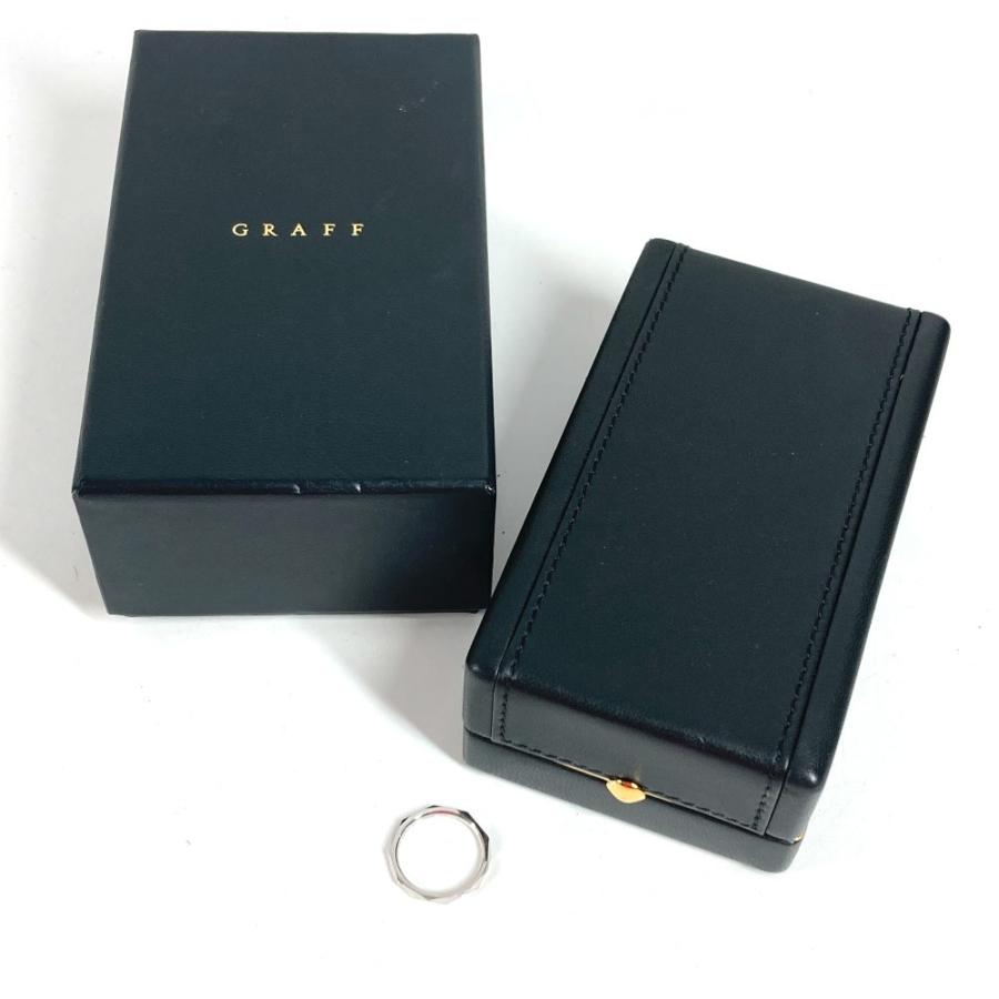 GRAFF グラフ グラフ ローレンス シグネチャー バンド リング アクセサリー ジュエリー  K18 18K 金 リング・指輪 シルバー【中古】 | グラフ | 01