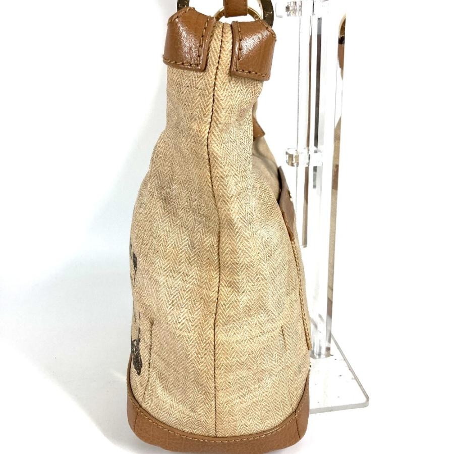 BVLGARI ブルガリ コレツィオーネ S.bulgari トートバッグ カバン 肩掛け ハンドバッグ  ロゴ ショルダーバッグ ベージュ レディース【中古】 | BVLGARI | 06