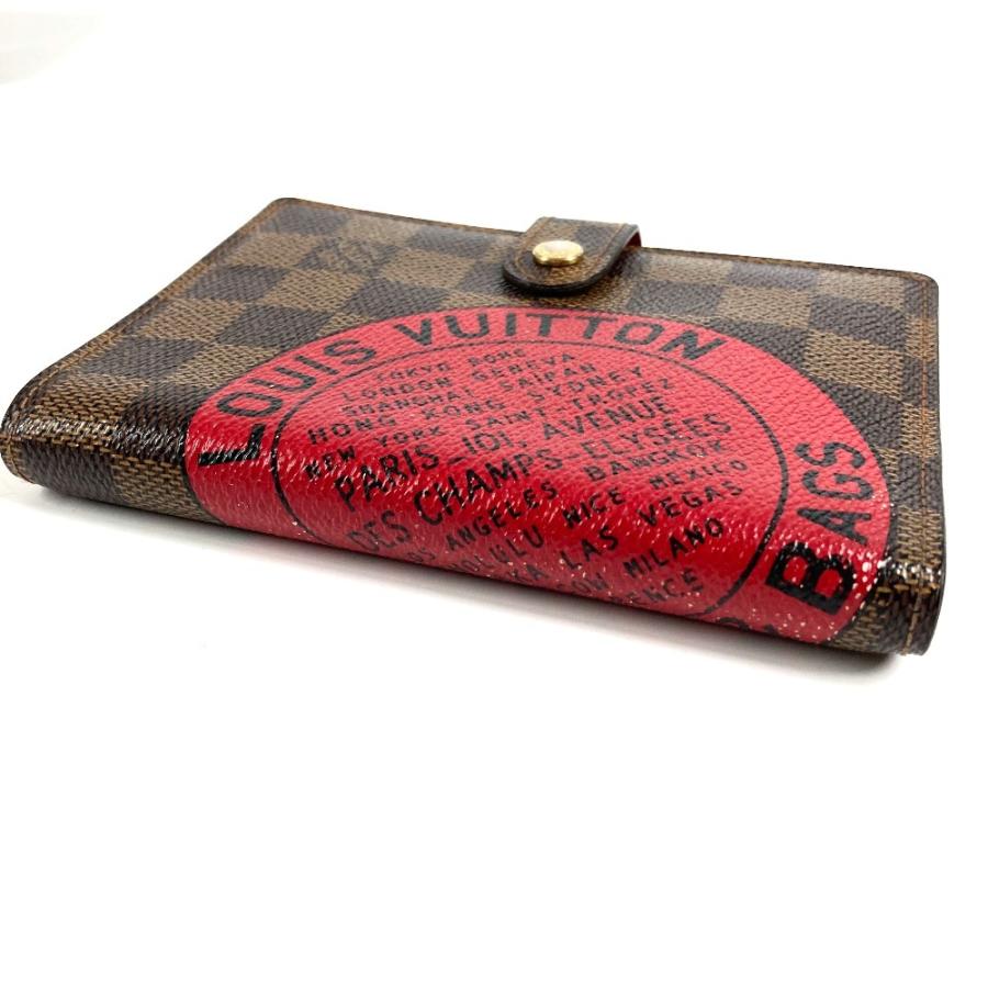 LOUIS VUITTON ルイヴィトン R21040  アジェンダPM T＆B ロゴ システム手帳 ステーショナリー ダミエ 手帳カバー エベヌ 【中古】 | LOUIS VUITTON | 01