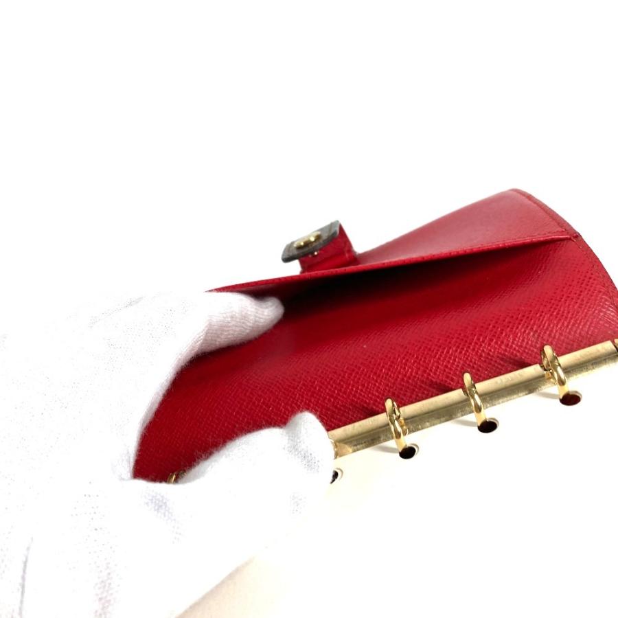 LOUIS VUITTON ルイヴィトン R21040  アジェンダPM T＆B ロゴ システム手帳 ステーショナリー ダミエ 手帳カバー エベヌ 【中古】 | LOUIS VUITTON | 06