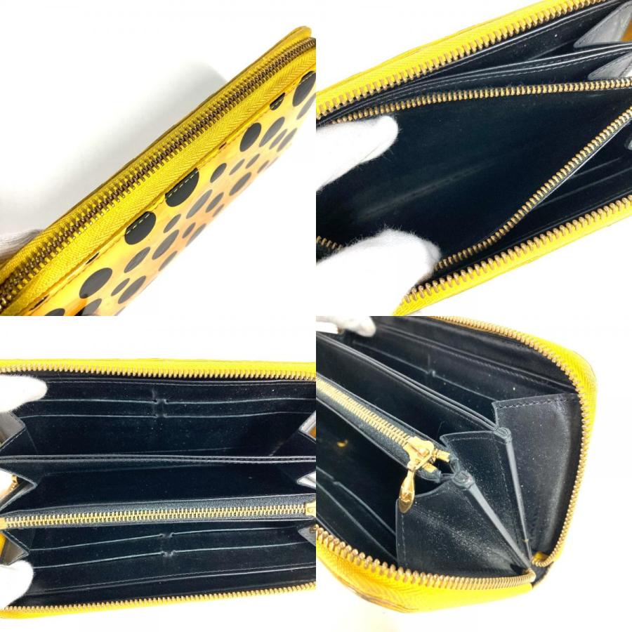 LOUIS VUITTON ルイヴィトン M91571  ジッピー ウォレット ドットインフィニティ 草間彌生  長財布 イエロー レディース【中古】 | LOUIS VUITTON | 08