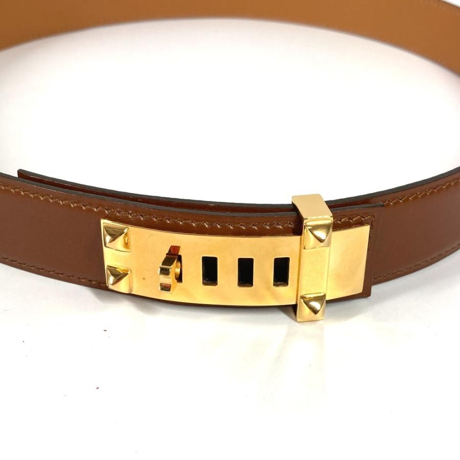 HERMES エルメス コリエ ド シアン ベルト メドール アクセサリー ベルト ゴールド レディース【中古】 | HERMES | 02