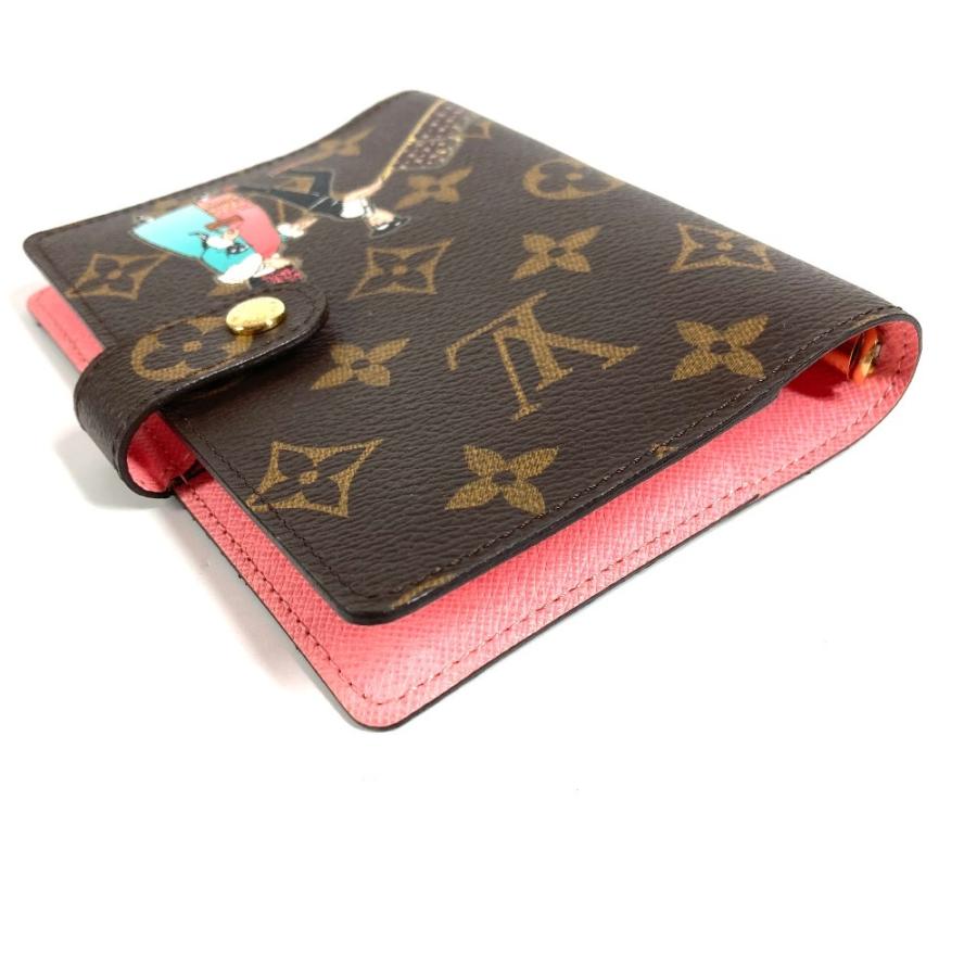 美品 LOUIS VUITTON ルイヴィトン  R21127 アジェンダPM  R21127 モノグラムイリュストレ  手帳カバー ブラウン ユニセックス【中古】 | LOUIS VUITTON | 02