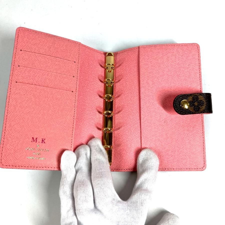美品 LOUIS VUITTON ルイヴィトン  R21127 アジェンダPM  R21127 モノグラムイリュストレ  手帳カバー ブラウン ユニセックス【中古】 | LOUIS VUITTON | 06