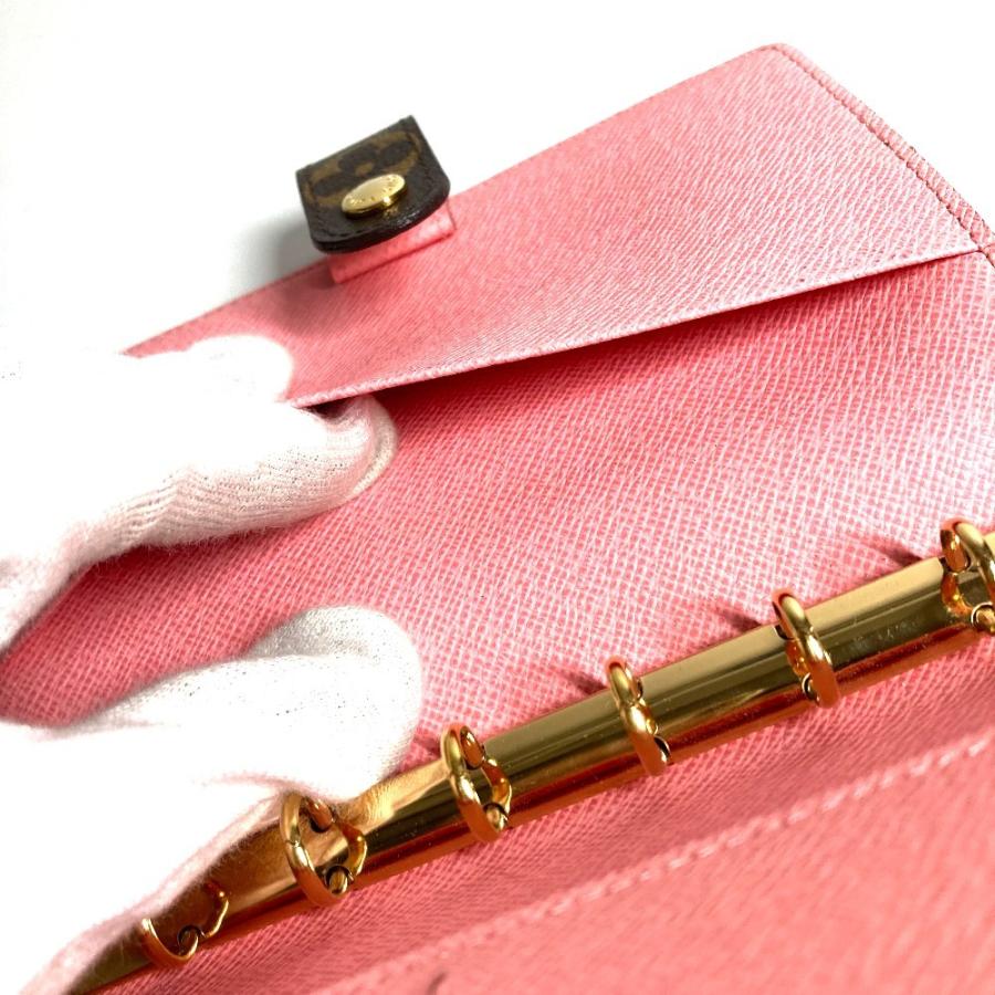 美品 LOUIS VUITTON ルイヴィトン  R21127 アジェンダPM  R21127 モノグラムイリュストレ  手帳カバー ブラウン ユニセックス【中古】 | LOUIS VUITTON | 09