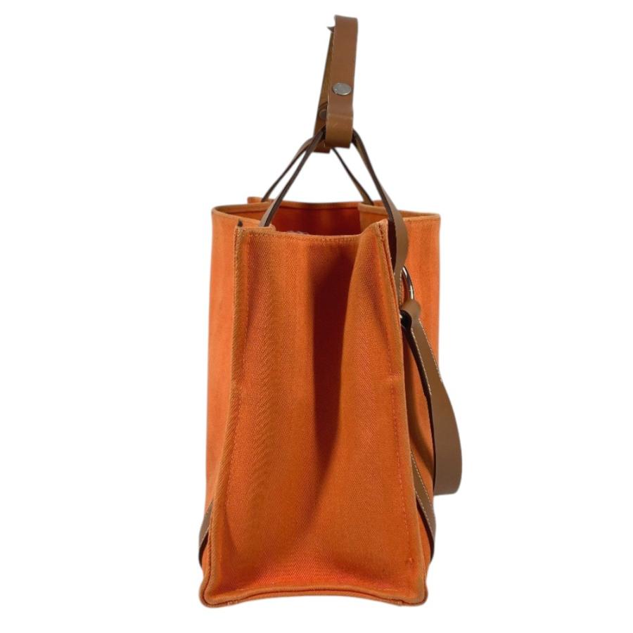 HERMES エルメス カバリコル ハンドバッグ ショルダーバッグ トートバッグ 2WAYバッグ  ショルダーバッグ オレンジ ユニセックス【中古】 | HERMES | 02