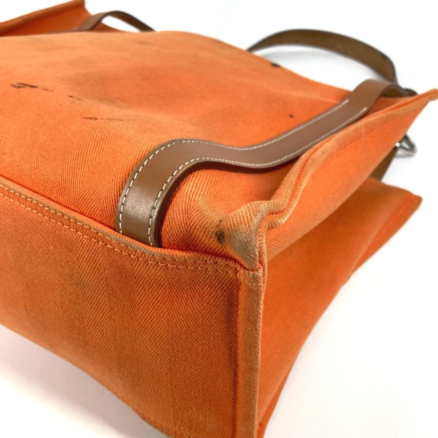 HERMES エルメス カバリコル ハンドバッグ ショルダーバッグ トートバッグ 2WAYバッグ  ショルダーバッグ オレンジ ユニセックス【中古】 | HERMES | 05