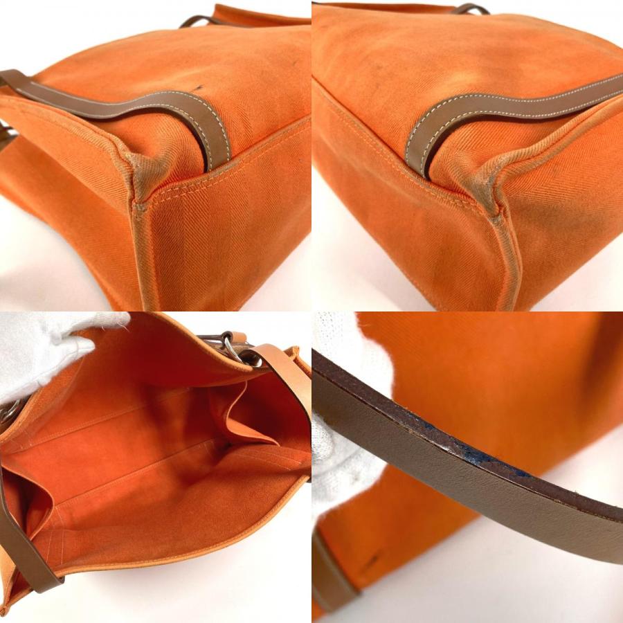 HERMES エルメス カバリコル ハンドバッグ ショルダーバッグ トートバッグ 2WAYバッグ  ショルダーバッグ オレンジ ユニセックス【中古】 | HERMES | 07