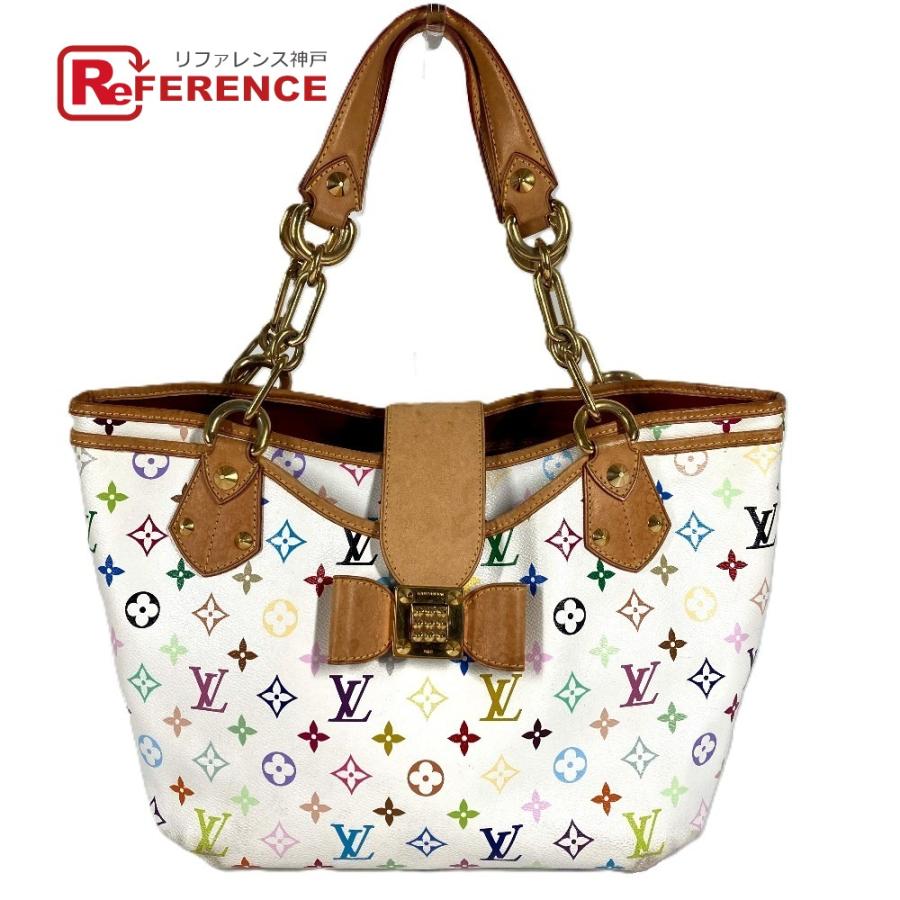LOUIS VUITTON ルイヴィトン M40307  アニーMM ハンドバッグ モノグラムマルチカラー ショルダーバッグ ブロン ホワイト【中古】 | LOUIS VUITTON