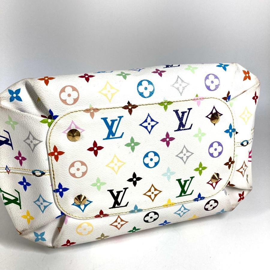 LOUIS VUITTON ルイヴィトン M40307  アニーMM ハンドバッグ モノグラムマルチカラー ショルダーバッグ ブロン ホワイト【中古】 | LOUIS VUITTON | 04