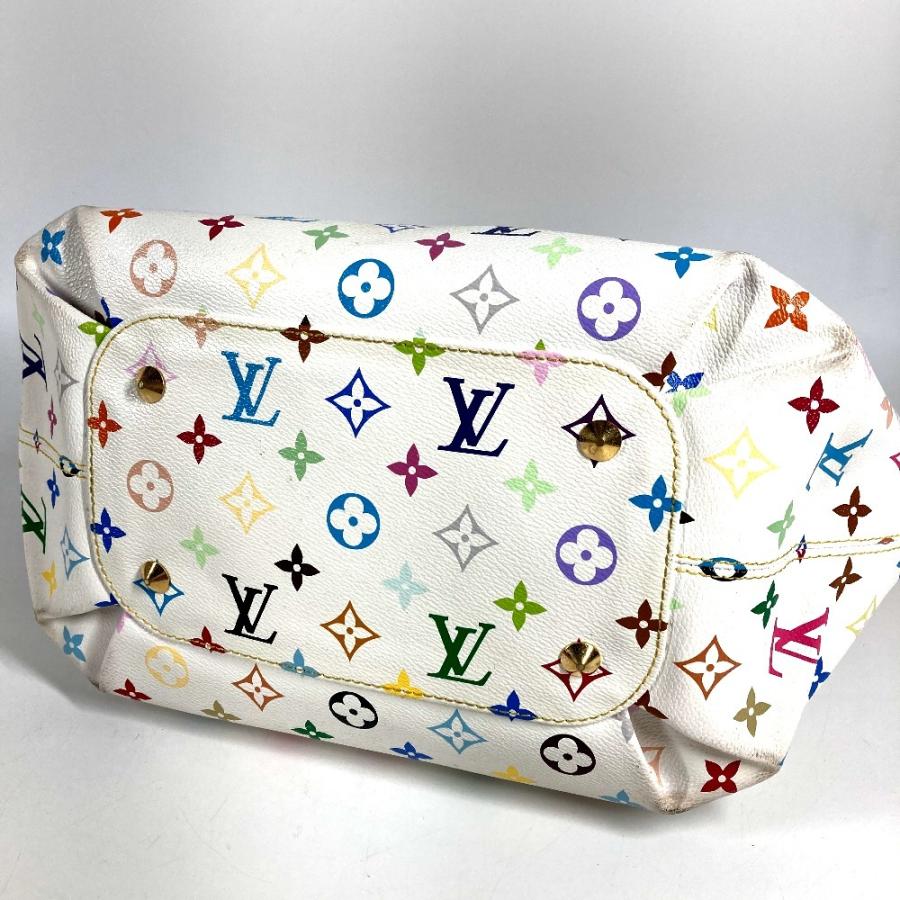 LOUIS VUITTON ルイヴィトン M40307  アニーMM ハンドバッグ モノグラムマルチカラー ショルダーバッグ ブロン ホワイト【中古】 | LOUIS VUITTON | 05