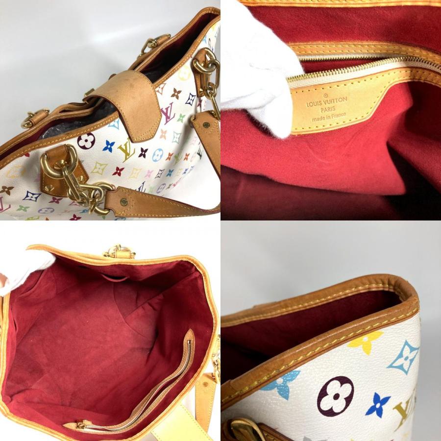 LOUIS VUITTON ルイヴィトン M40307  アニーMM ハンドバッグ モノグラムマルチカラー ショルダーバッグ ブロン ホワイト【中古】 | LOUIS VUITTON | 09