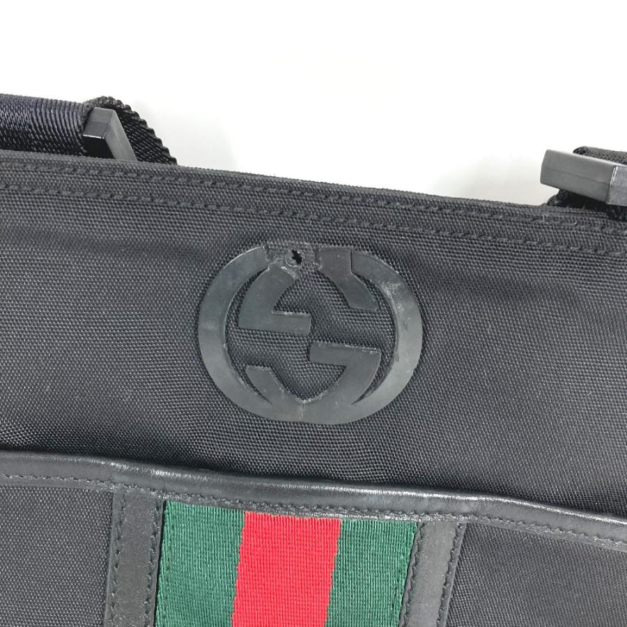 GUCCI グッチ 181068 GG カバン 斜め掛け ポシェット シェリーライン ショルダーバッグ ブラック ユニセックス【中古】 | GUCCI | 04