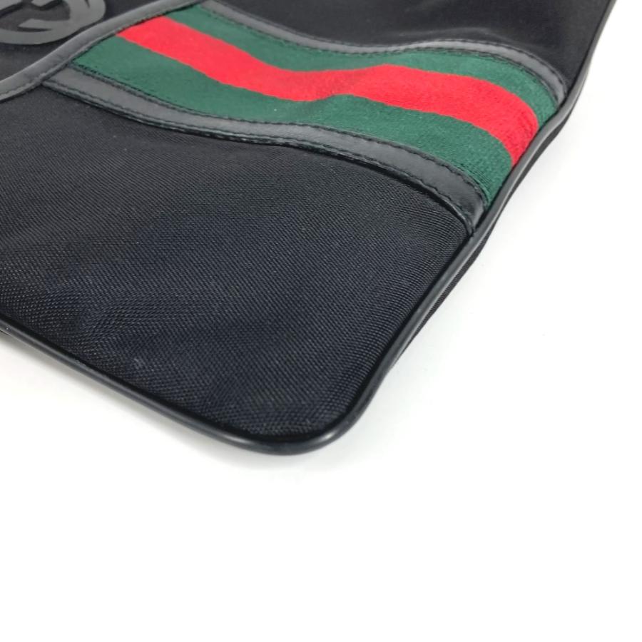 GUCCI グッチ 181068 GG カバン 斜め掛け ポシェット シェリーライン ショルダーバッグ ブラック ユニセックス【中古】 | GUCCI | 06