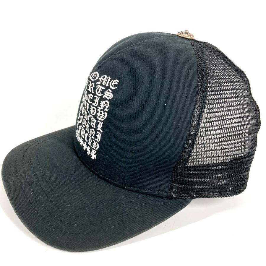 CHROME HEARTS クロムハーツ ロゴ バイカラー メッシュ 帽子 キャップ帽 ベースボール メッシュ キャップ ブラック ユニセックス【中古】 |  | 02