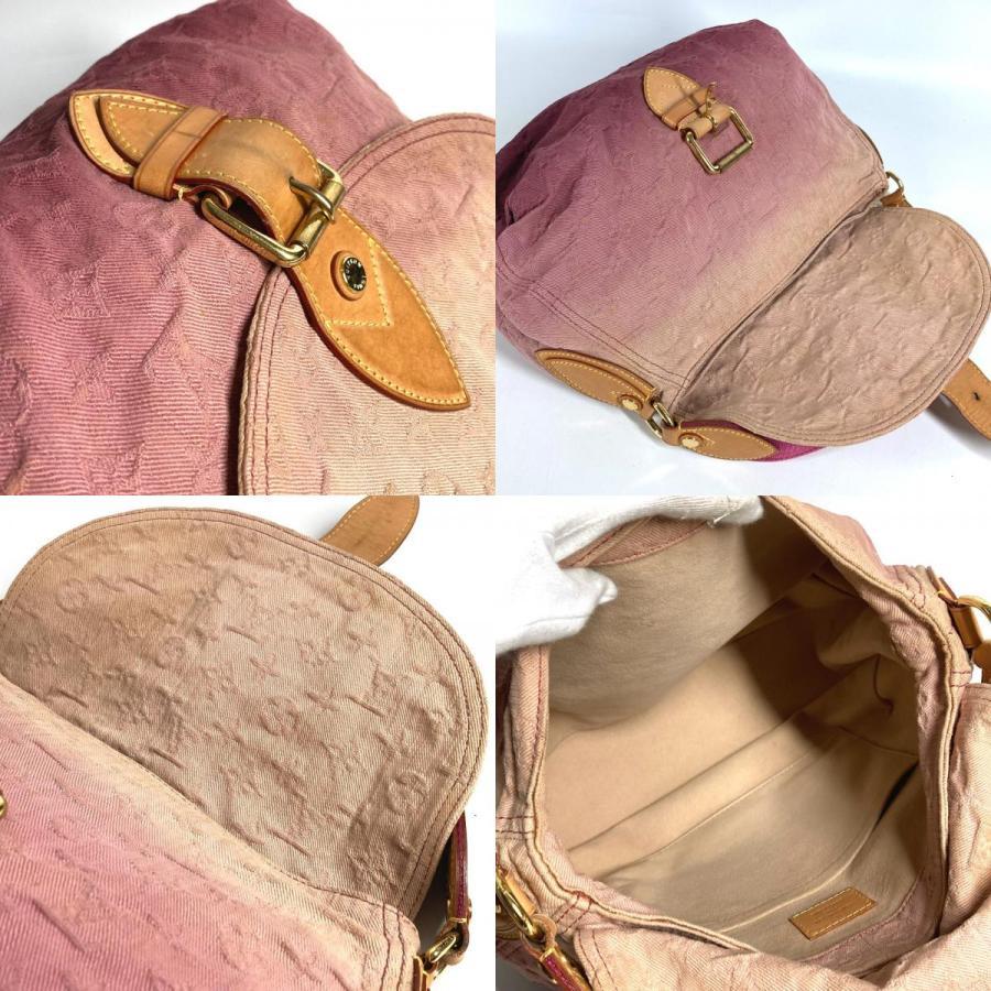 LOUIS VUITTON ルイヴィトン サンレイ カバン 肩掛け モノグラムデニム ショルダーバッグ ルージュフォーヴィスト M40417 【中古】 | LOUIS VUITTON | 08