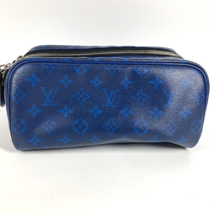 LOUIS VUITTON ルイヴィトン M30849  ドップ・キット ポーチ ハンドバッグ クラッチバッグ タイガラマ セカンドバッグ ブルー【中古】 | LOUIS VUITTON | 03