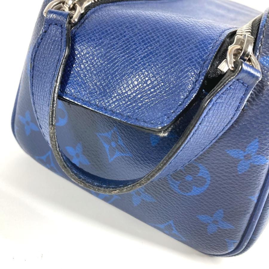 LOUIS VUITTON ルイヴィトン M30849  ドップ・キット ポーチ ハンドバッグ クラッチバッグ タイガラマ セカンドバッグ ブルー【中古】 | LOUIS VUITTON | 04
