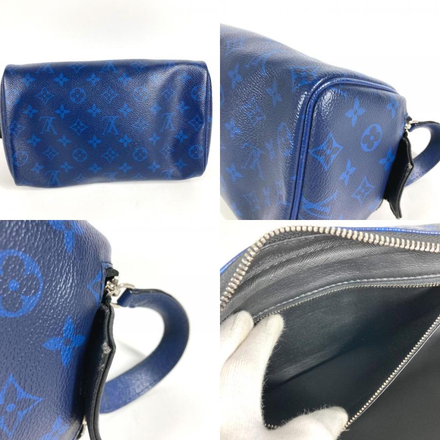 LOUIS VUITTON ルイヴィトン M30849  ドップ・キット ポーチ ハンドバッグ クラッチバッグ タイガラマ セカンドバッグ ブルー【中古】 | LOUIS VUITTON | 08