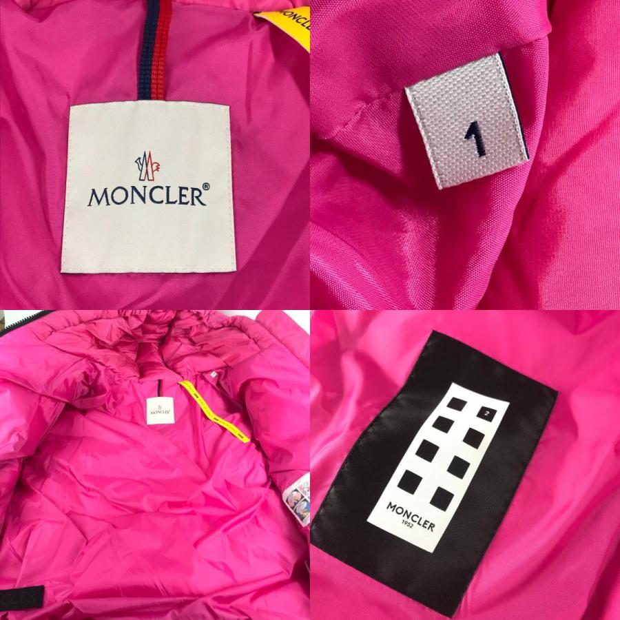 美品 MONCLER モンクレール モンクレールジーニアス IBISE GIUBBOTTO アウター 長袖 バイカラー  ダウンジャケット ピンク メンズ【中古】 | MONCLER | 07