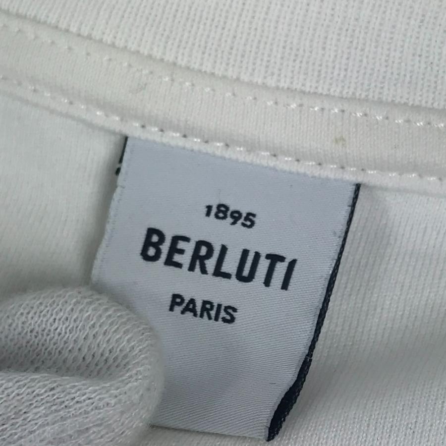 Berluti ベルルッティ ロゴ バイカラー  半袖 アパレル トップス 半袖Ｔシャツ ホワイト メンズ【中古】 |  | 04