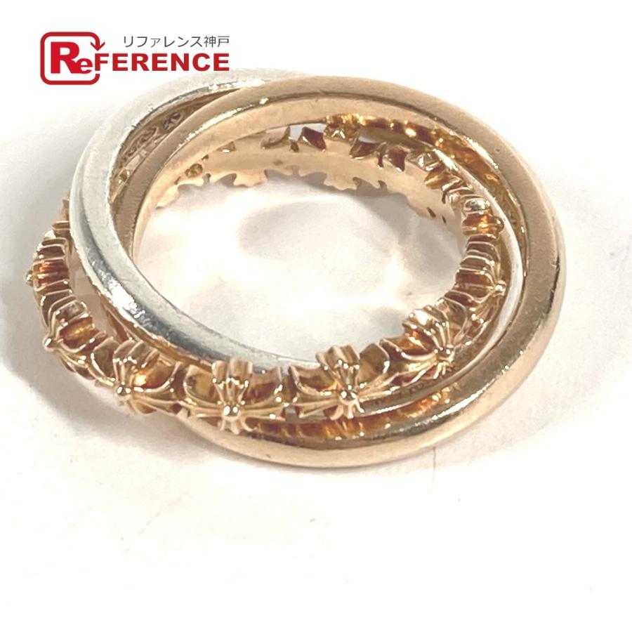 CHROME HEARTS クロムハーツ TINY E CH PLUS BAND TRPL タイニーECHプラストリプル アクセサリー リング・指輪 ゴールド 【中古】 | 