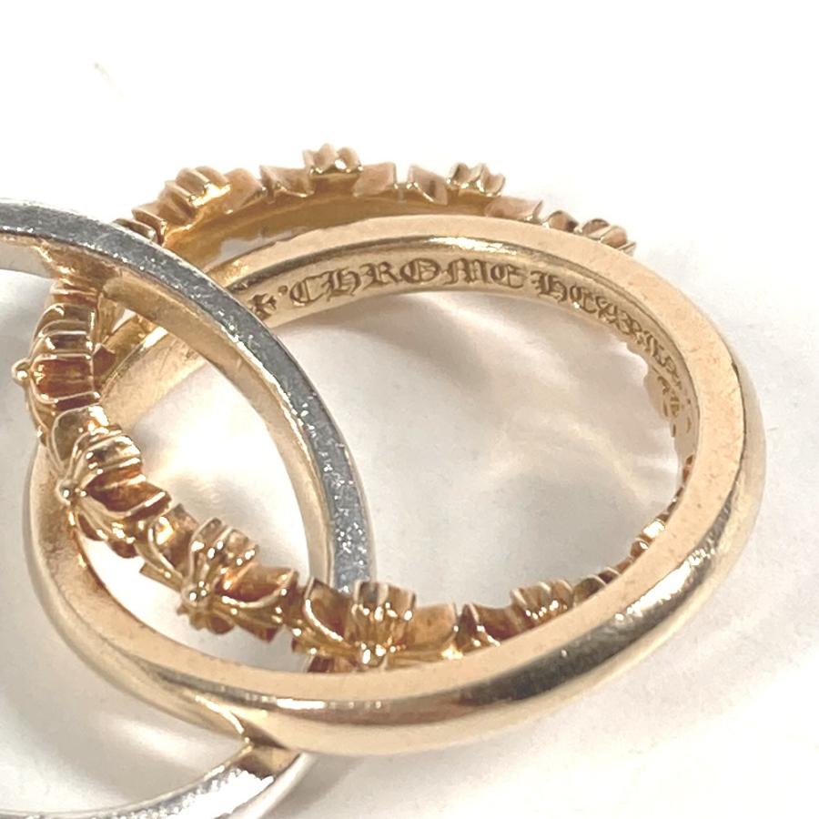 CHROME HEARTS クロムハーツ TINY E CH PLUS BAND TRPL タイニーECHプラストリプル アクセサリー リング・指輪 ゴールド 【中古】 |  | 04