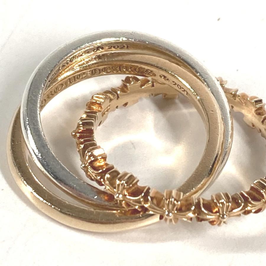 CHROME HEARTS クロムハーツ TINY E CH PLUS BAND TRPL タイニーECHプラストリプル アクセサリー リング・指輪 ゴールド 【中古】 |  | 06