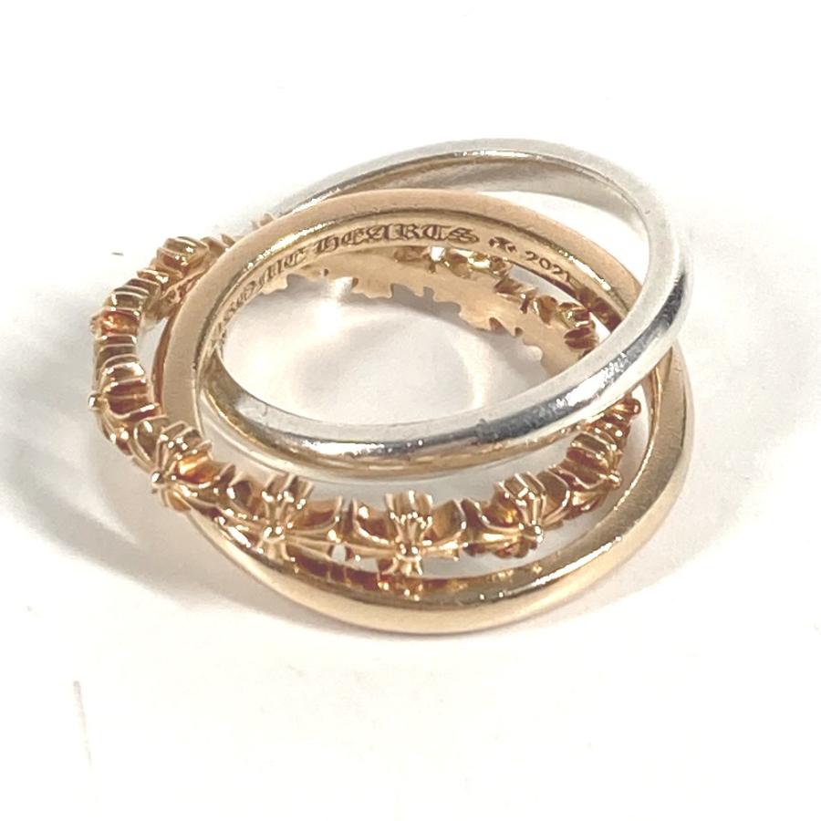 CHROME HEARTS クロムハーツ TINY E CH PLUS BAND TRPL タイニーECHプラストリプル アクセサリー リング・指輪 ゴールド 【中古】 |  | 07