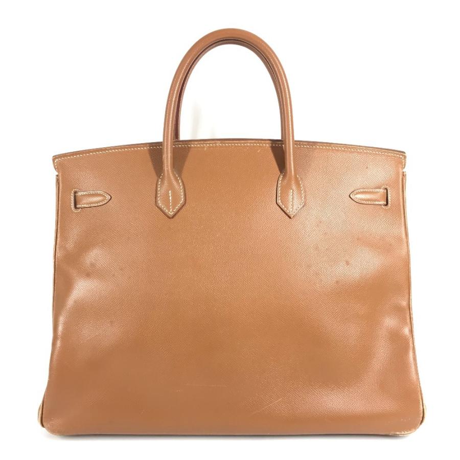 HERMES エルメス バーキン40 バーキン 40 カバン  トートバッグ ハンドバッグ ゴールド ブラウン ユニセックス【中古】 | HERMES | 01