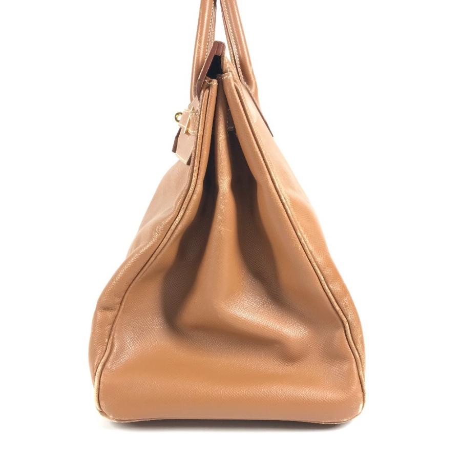 HERMES エルメス バーキン40 バーキン 40 カバン  トートバッグ ハンドバッグ ゴールド ブラウン ユニセックス【中古】 | HERMES | 02