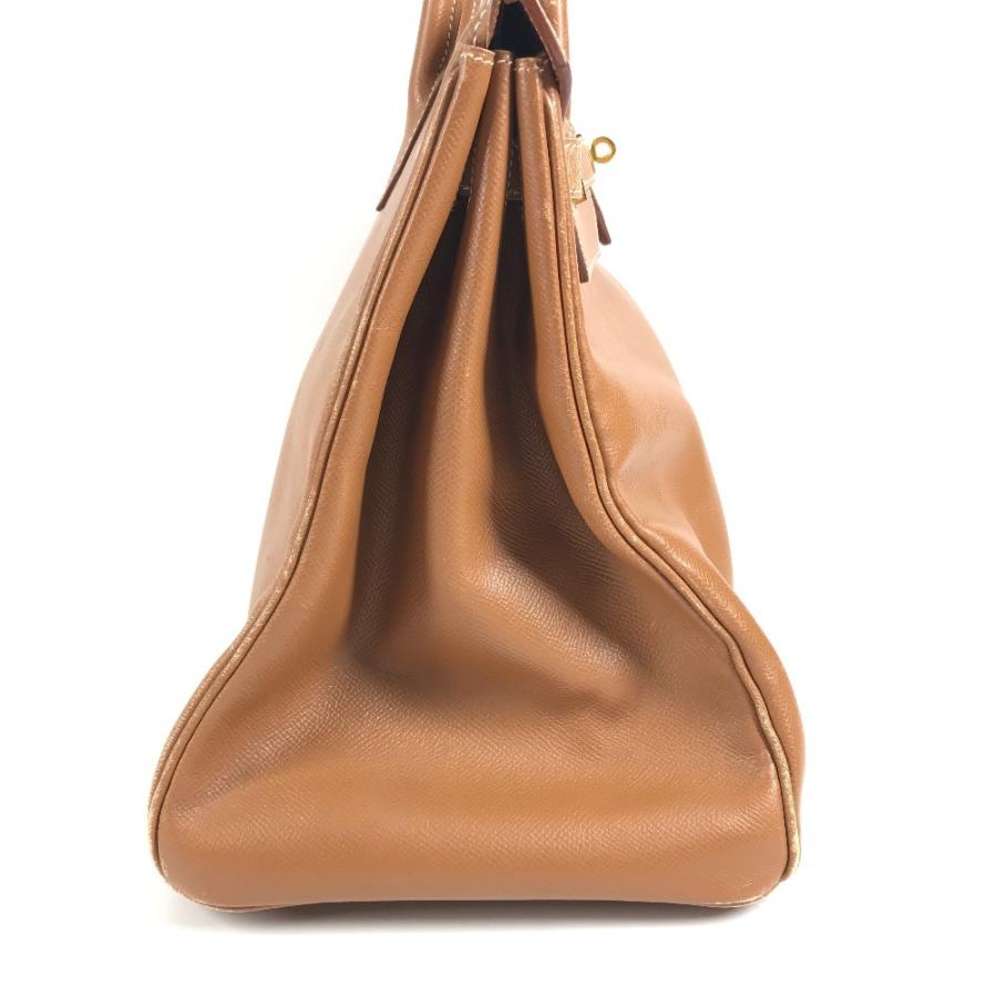 HERMES エルメス バーキン40 バーキン 40 カバン  トートバッグ ハンドバッグ ゴールド ブラウン ユニセックス【中古】 | HERMES | 03