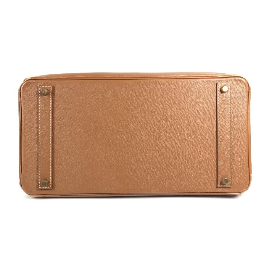 HERMES エルメス バーキン40 バーキン 40 カバン  トートバッグ ハンドバッグ ゴールド ブラウン ユニセックス【中古】 | HERMES | 04